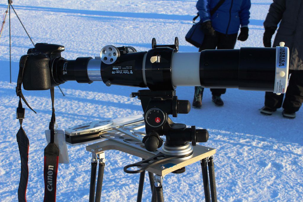 Rob's equipment for the eclipse