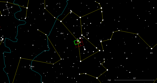 Horsehead area map