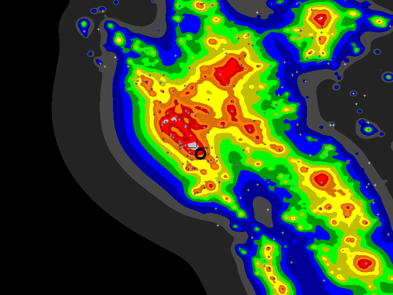 Light Polution at Almaden Observatory